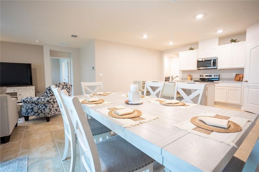 Furnished interior view inside a new home in Harmony West, St. Cloud (Image 7).