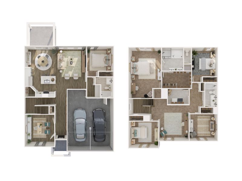 2D floor plan layout for the Chatham by Meritage Homes in Mission Hills, La Vergne, TN (Image 4). 2D floor plan layout for the Chatham by Meritage Homes in Mission Hills, La Vergne, TN (Image 4).