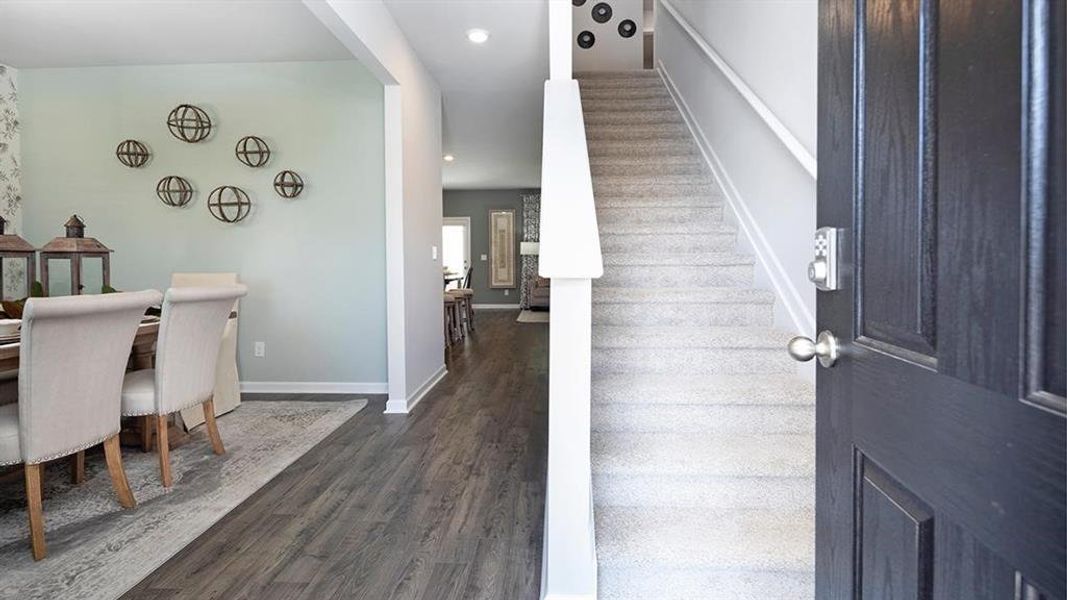Furnished interior view inside a new home in Twin Lakes, Hoschton (Image 10).