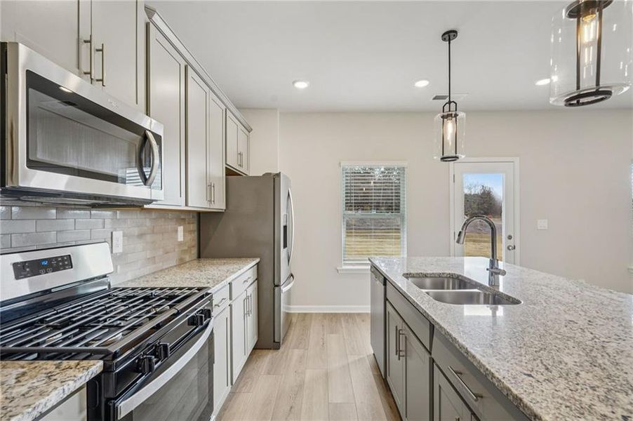 Furnished interior view inside a new home in Avalon - Reserve Series, Conyers (Image 9).
