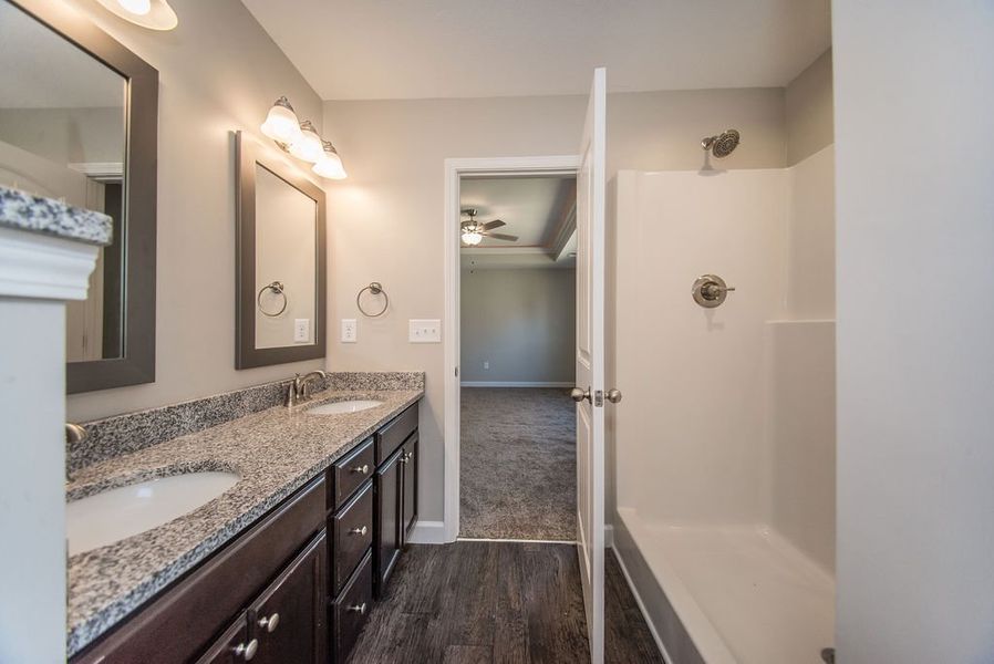 Representative furnished interior of a home built from the Bishop by Enchanted Homes in Ballentine Ridge, Lyman (Image 10).