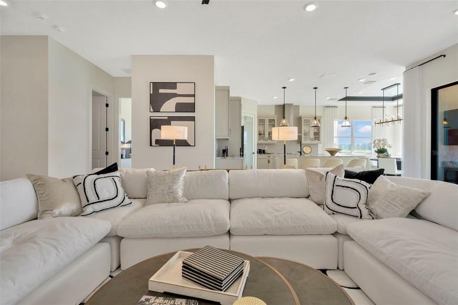 Furnished interior view inside a new home in Biscayne Landing at Seaire, Parrish (Image 27).