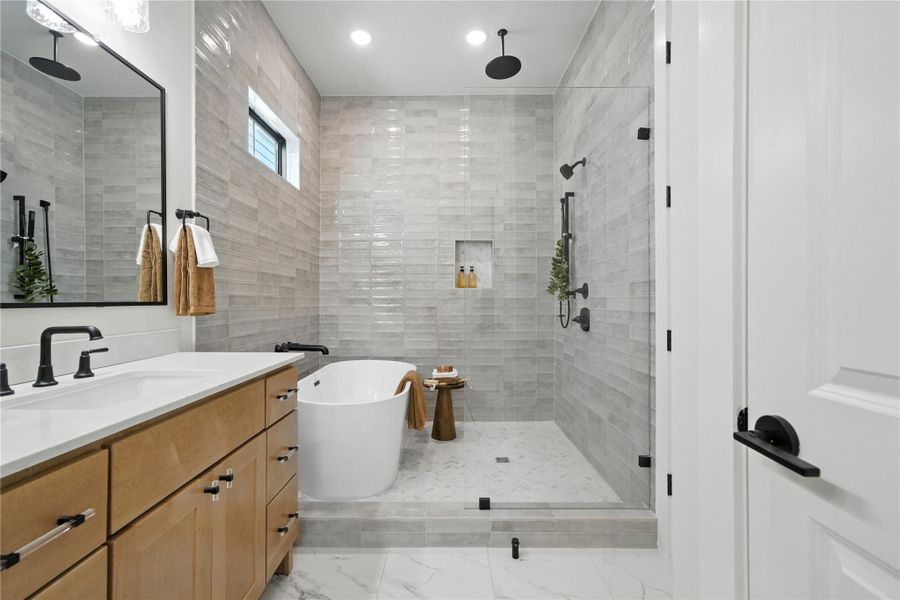 Furnished interior view inside a new home in Spring Valley Creek, Houston (Image 19). Furnished interior view inside a new home in Spring Valley Creek, Houston (Image 19).