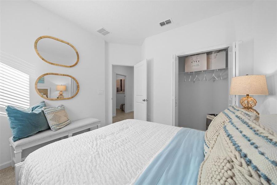 Furnished interior view inside a new home in Pioneer Ranch: Pioneer Ranch 50's, Ocala (Image 16).