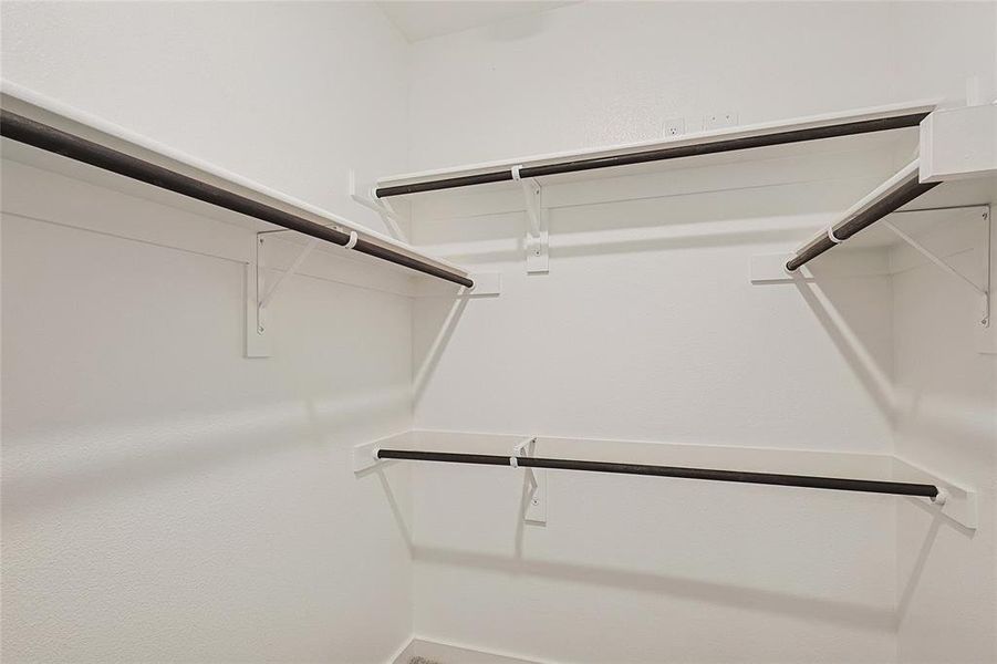 View of spacious closet