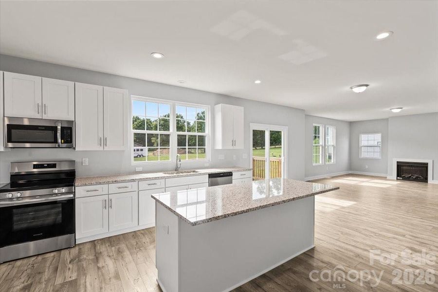 Furnished interior view inside a new home in , Monroe (Image 7).