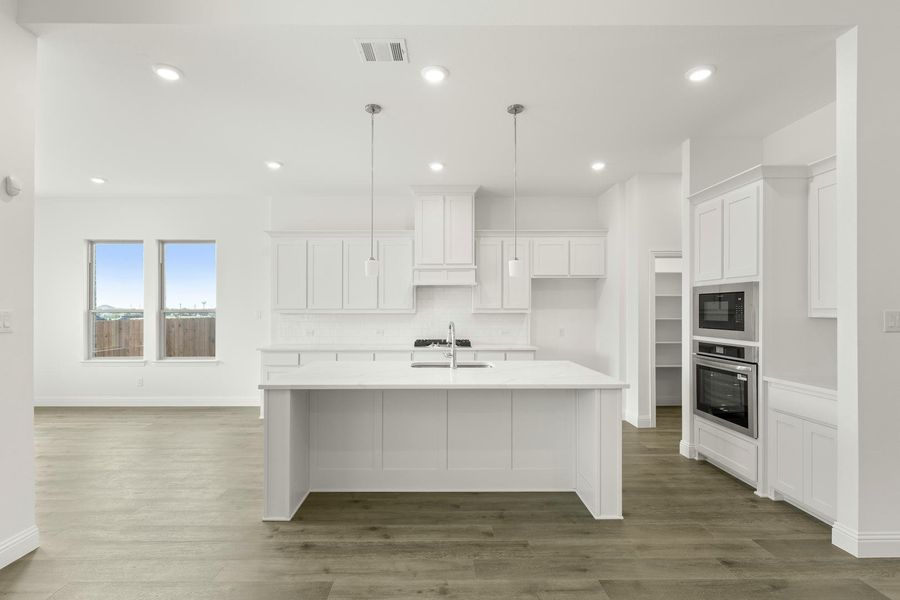 Furnished interior view inside a new home in Park Trails, Forney (Image 10).