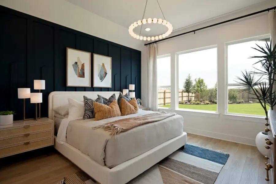 Furnished interior view inside a new home in Lagos Reserve, Manor (Image 37).