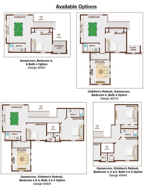 2D floor plan layout of this home in Chatham Reserve, Providence Village, TX (Image 3). 2D floor plan layout of this home in Chatham Reserve, Providence Village, TX (Image 3).