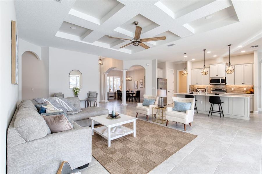 Furnished interior view inside a new home in , Ormond Beach (Image 10).