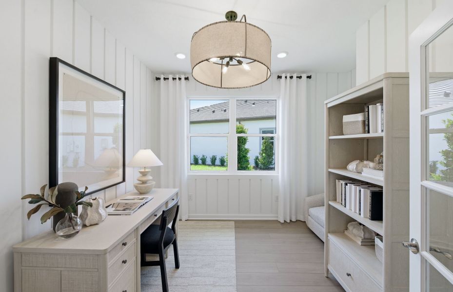 Representative furnished interior of a home built from the Ellenwood by Del Webb in Del Webb Explore North River Ranch, Parrish (Image 17).