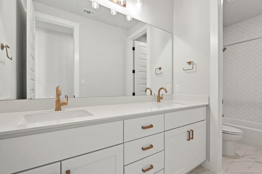 Furnished interior view inside a new home in Heritage, Dripping Springs (Image 8).