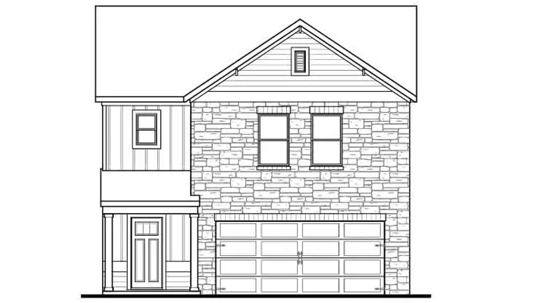 Representative rendering of the exterior for the Edmon by D.R. Horton (Image 6). Representative rendering of the exterior for the Edmon by D.R. Horton (Image 6).
