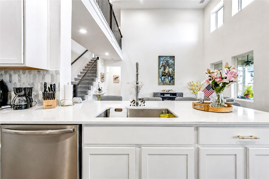 Furnished interior view inside a new home in Harvest Green, Richmond (Image 25).