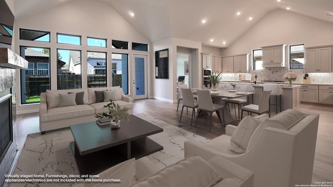 Furnished interior view inside a new home in Veramendi 60', New Braunfels (Image 9).
