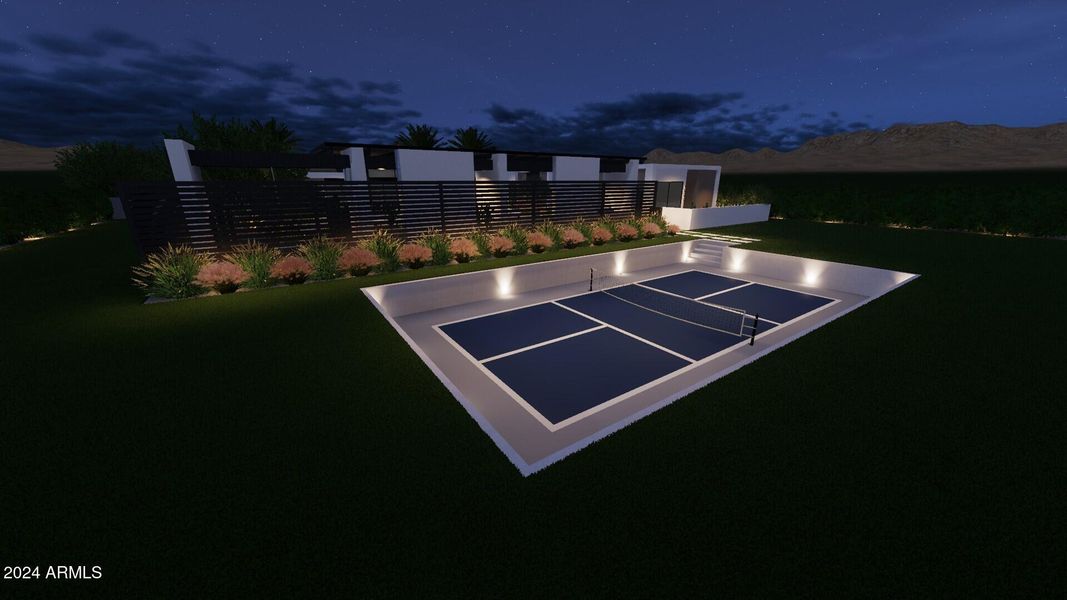 Pickleball court