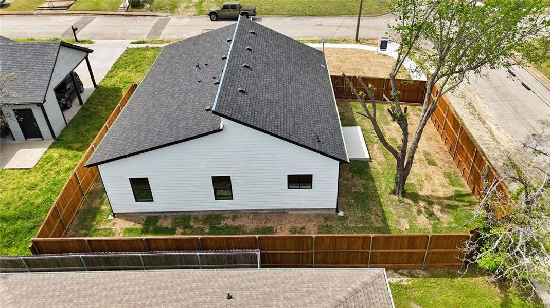 Exterior details and patio area of a home in , Greenville (Image 16). Exterior details and patio area of a home in , Greenville (Image 16).