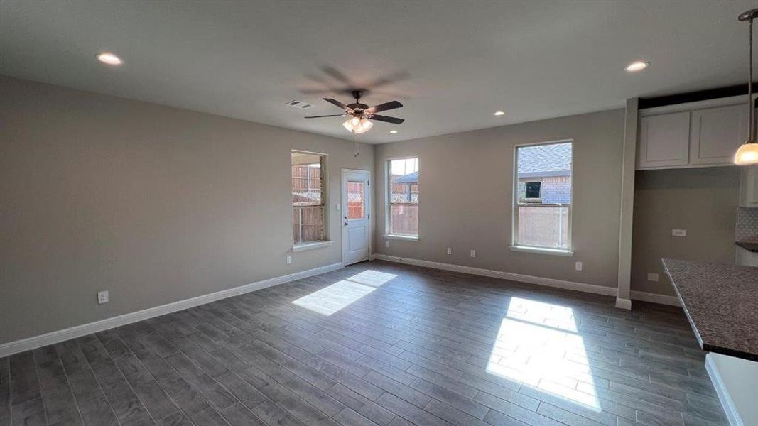 Spacious, unfurnished interior of a new home in Bluestem, Rhome (Image 13). Spacious, unfurnished interior of a new home in Bluestem, Rhome (Image 13).