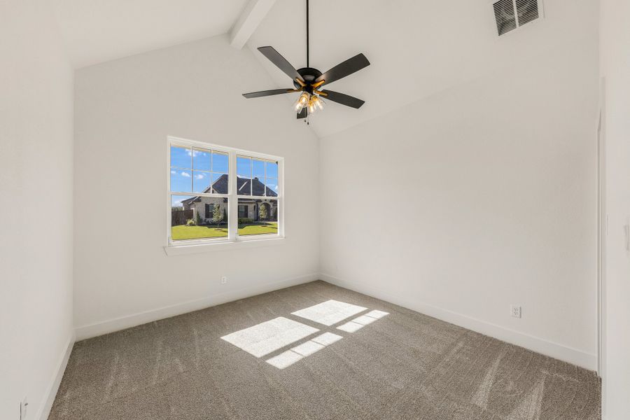 Representative unfurnished interior of a home built from the The Grayson by Reece Homes in Harvest Meadows, Bryan (Image 18). Representative unfurnished interior of a home built from the The Grayson by Reece Homes in Harvest Meadows, Bryan (Image 18).