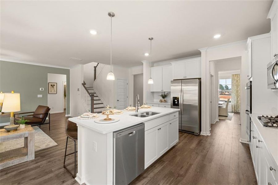Furnished interior view inside a new home in Westland, Bogart (Image 14).