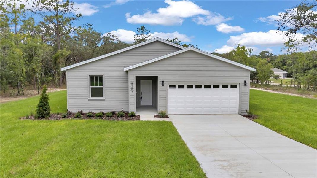 Actual Completed Home Ready to Move In