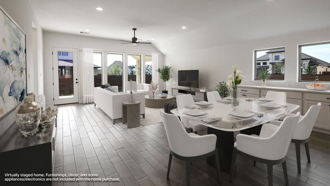 Furnished interior view inside a new home in Juniper Springs, Lockhart (Image 6).