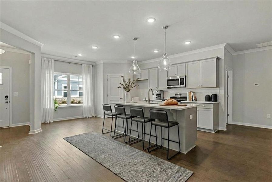 Furnished interior view inside a new home in , Powder Springs (Image 6).