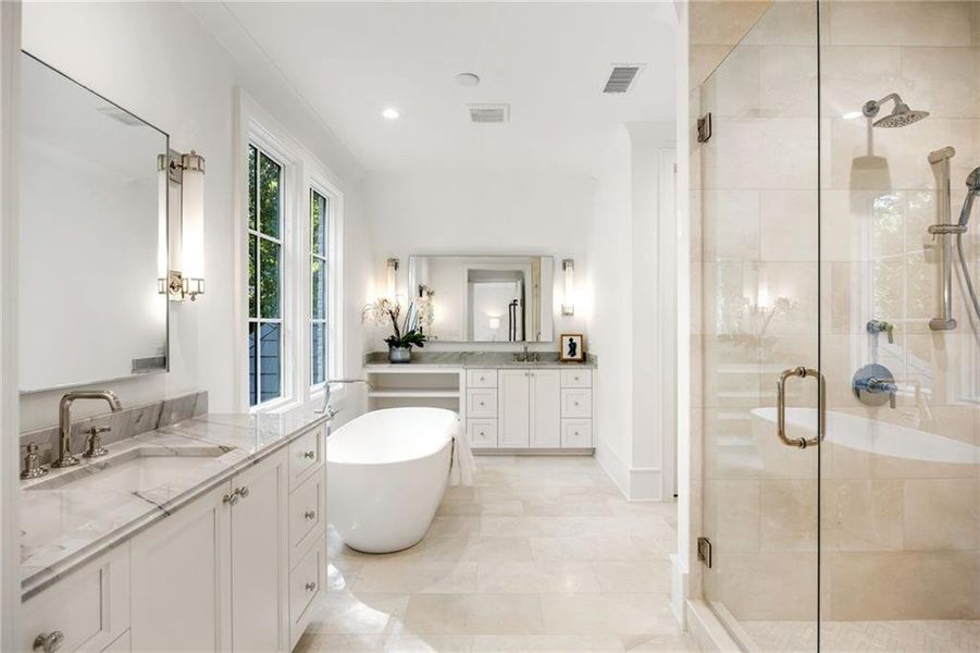 Furnished interior view inside a new home in , Atlanta (Image 35).