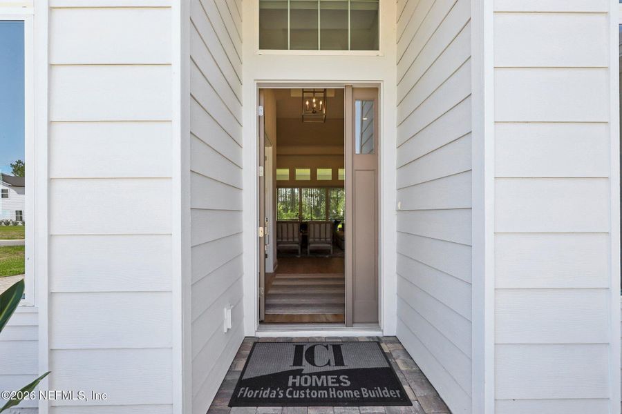 Exterior details and patio area of a home in SilverLeaf, St. Augustine (Image 3).