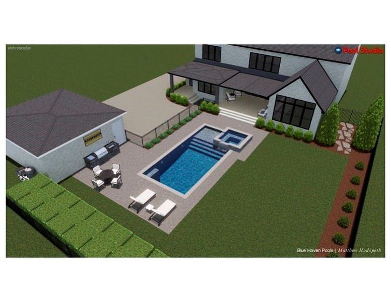 Pool Rendering by Blue Haven