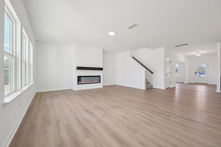 Family Room featuring AW Collection® Oxford - Relaxed living with timeless tones.