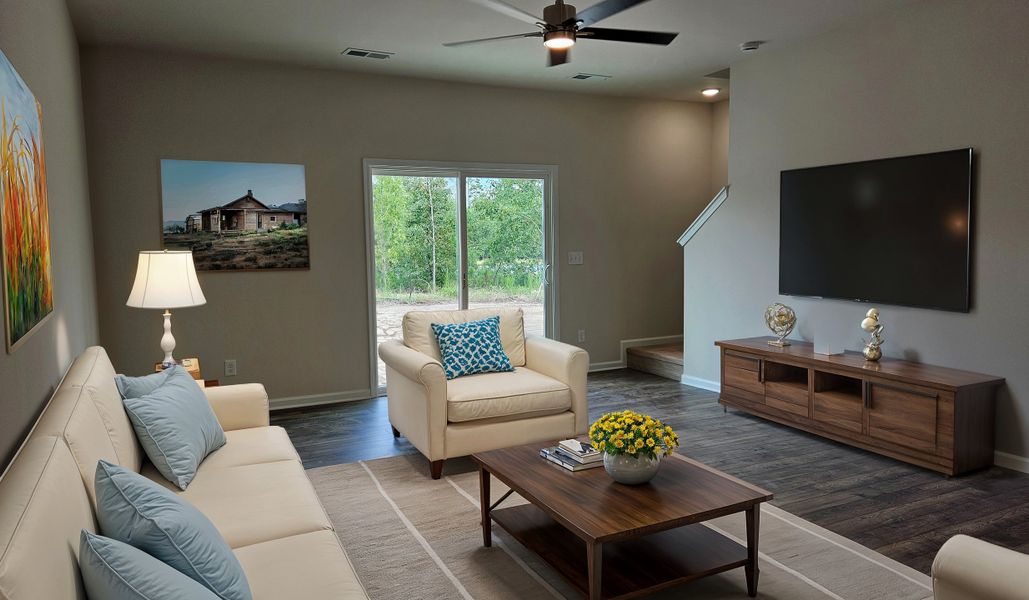 Representative furnished interior of a home built from the Anderson by Veranda Homes in The Falls, Blythewood (Image 5).