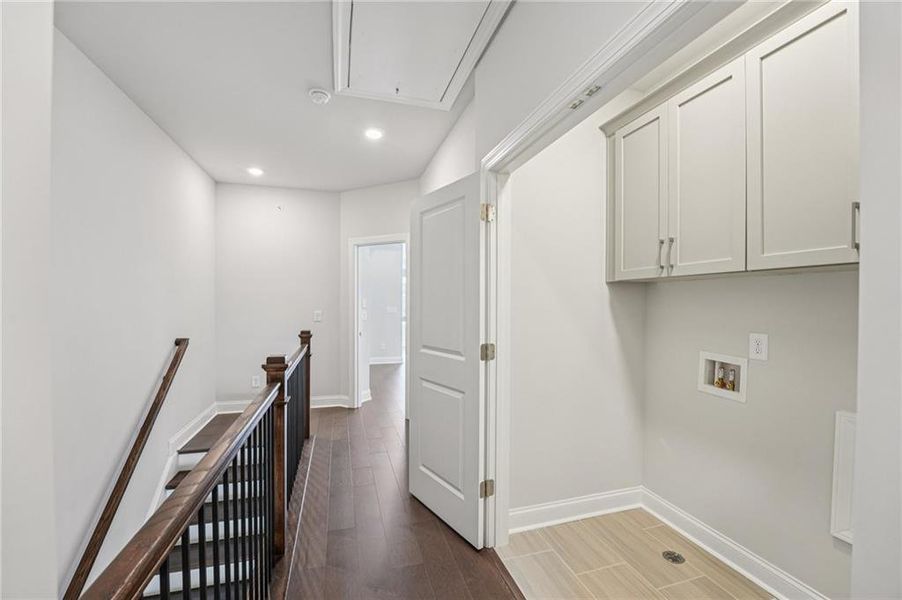 Spacious, unfurnished interior of a new home in Towns on Thompson, Alpharetta (Image 45).