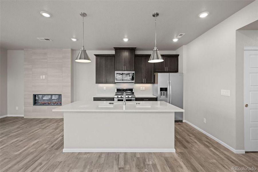 Furnished interior view inside a new home in Ralston Creek, Arvada (Image 14).