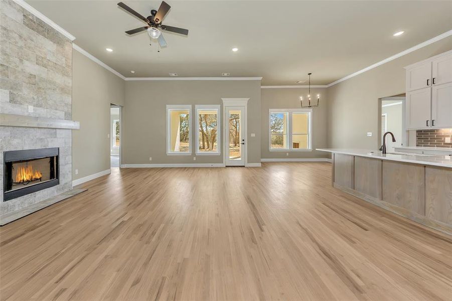 Spacious, unfurnished interior of a new home in , Poolville (Image 16).