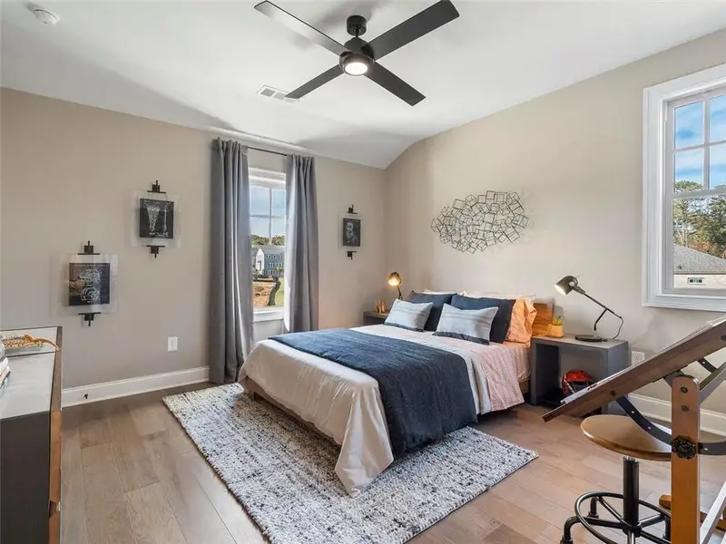 Furnished interior view inside a new home in Laurel View, Suwanee (Image 19).
