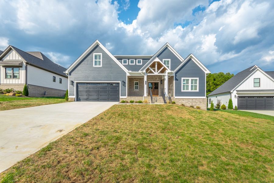 Representative exterior photo of a completed home built from the Autumnbrook C by Riverstone Construction, LLC in Pine Ridge, Soddy-Daisy, TN (Image 22).