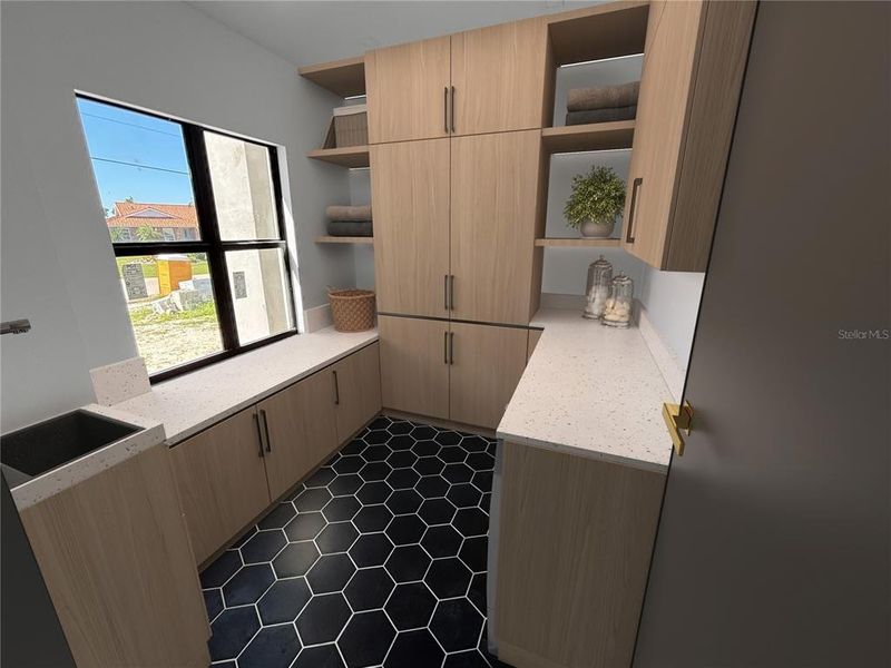 Furnished interior view inside a new home in , Rotonda West (Image 10).