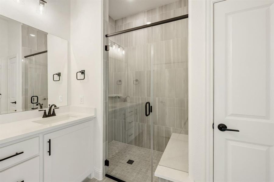 Furnished interior view inside a new home in Willow Wood Classic 50, McKinney (Image 15). Furnished interior view inside a new home in Willow Wood Classic 50, McKinney (Image 15).