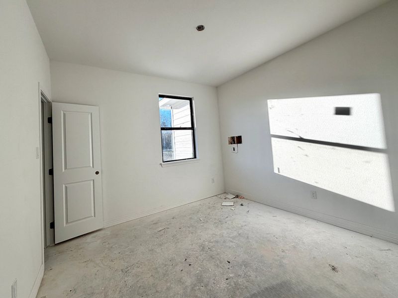 Construction Progress - Third Bedroom