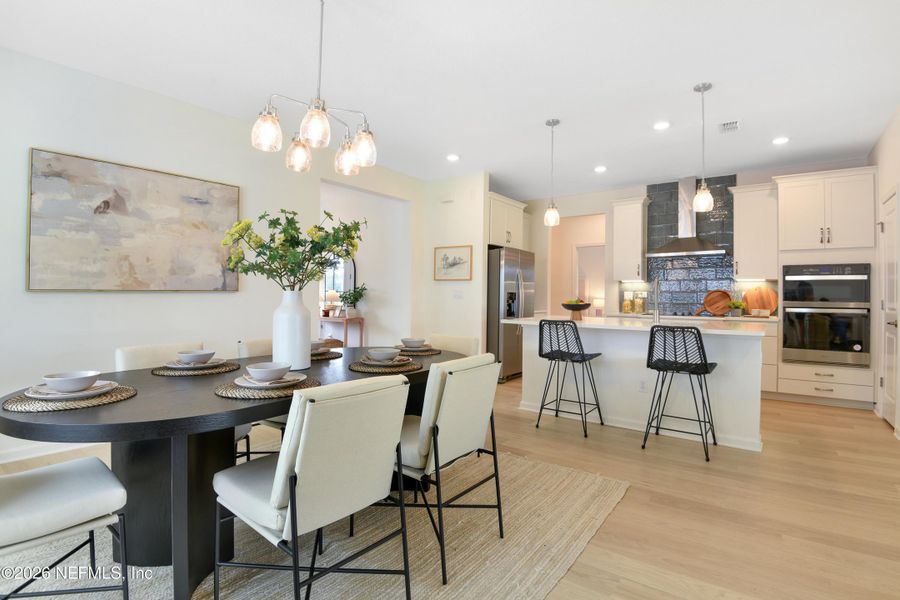 Furnished interior view inside a new home in Amberly, Green Cove Springs (Image 17).