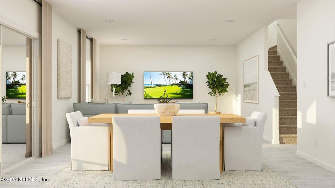 Furnished interior view inside a new home in Granary Park, Green Cove Springs (Image 24).