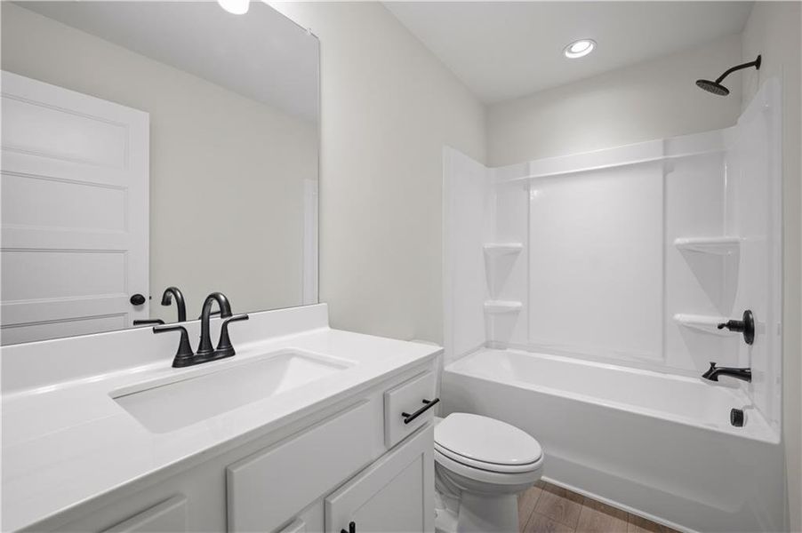 Furnished interior view inside a new home in Garland Meadows, Cartersville (Image 8).