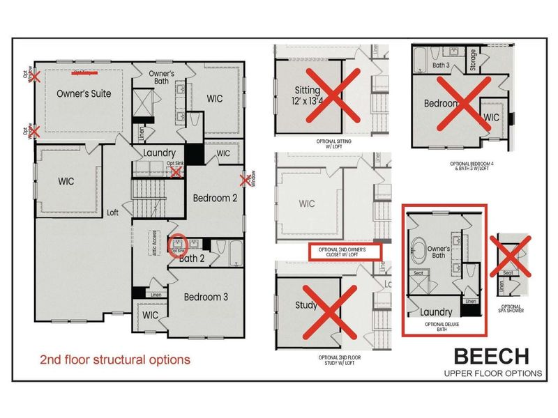 2D floor plan layout of this home in Laneridge Estates, Raleigh, NC (Image 3).