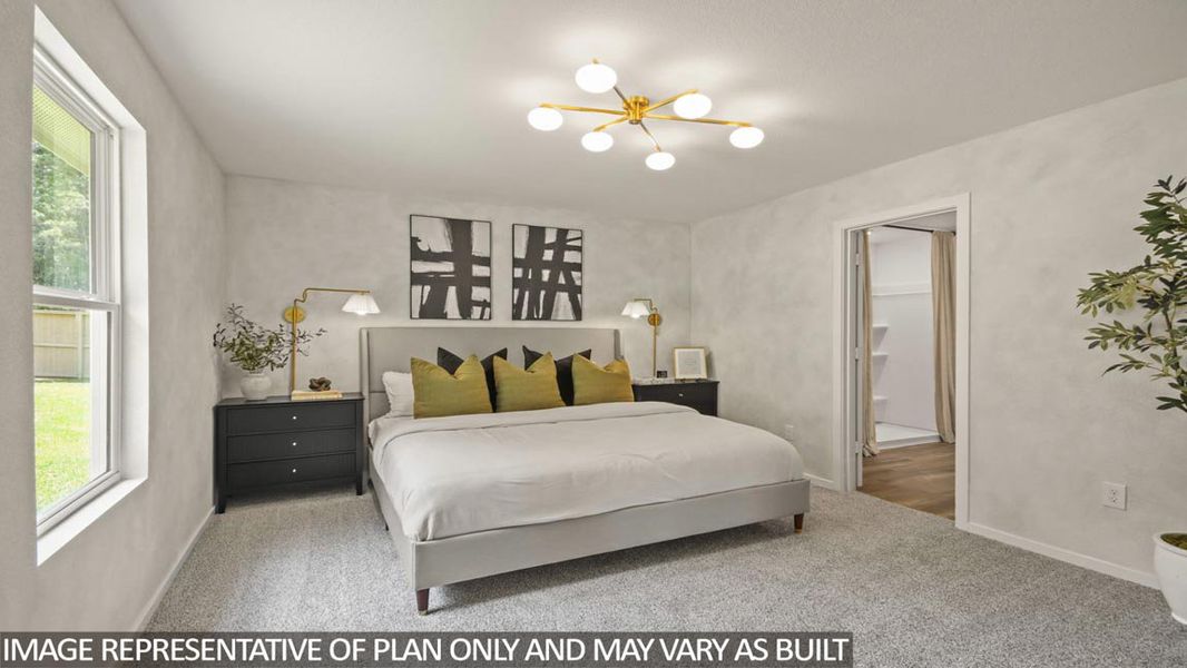Furnished interior view inside a new home in Porters Mill, New Caney (Image 8).