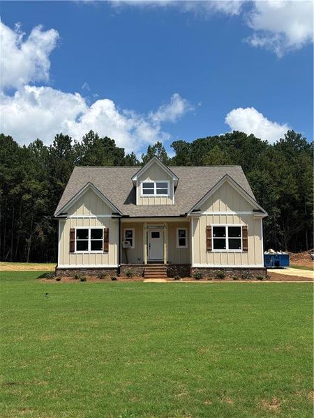 Front exterior of a new home in , Oxford, GA, highlighting curb appeal (Image 14).
