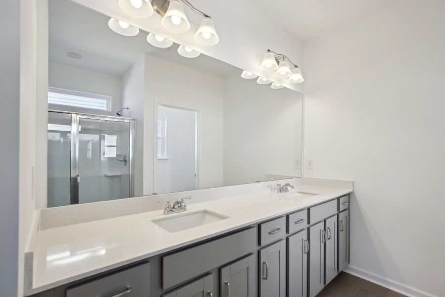 Furnished interior view inside a new home in Wilson Meadows, Clarksville (Image 14).
