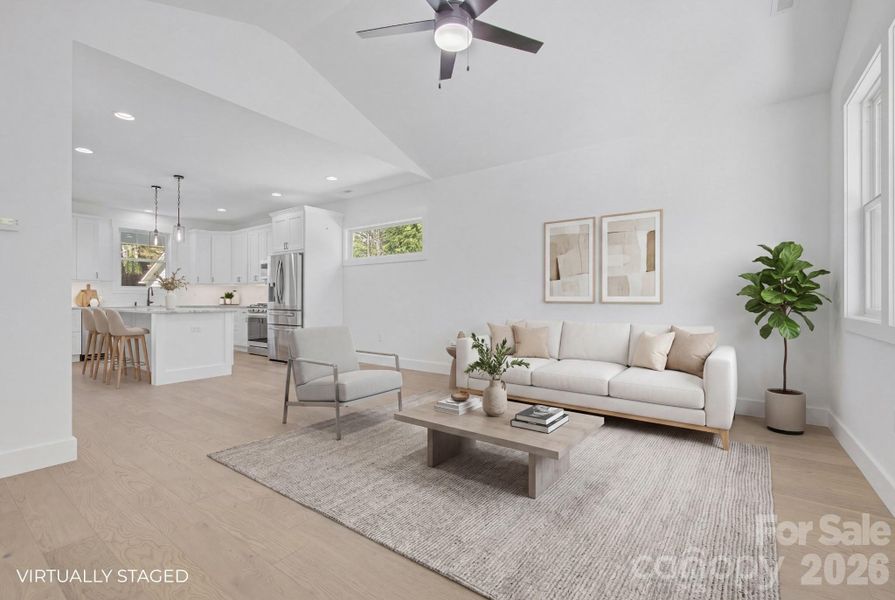 Furnished interior view inside a new home in , Hendersonville (Image 14).