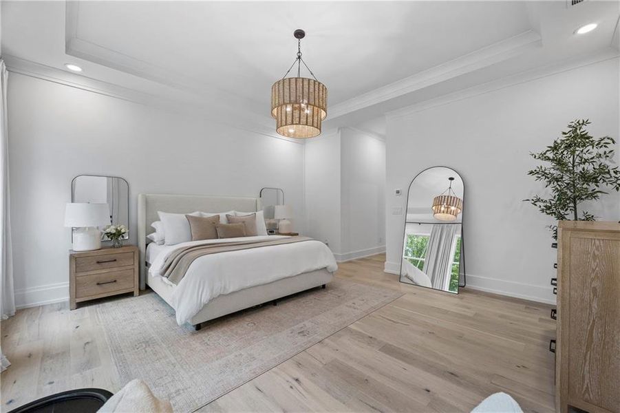 Furnished interior view inside a new home in , Hoschton (Image 15).