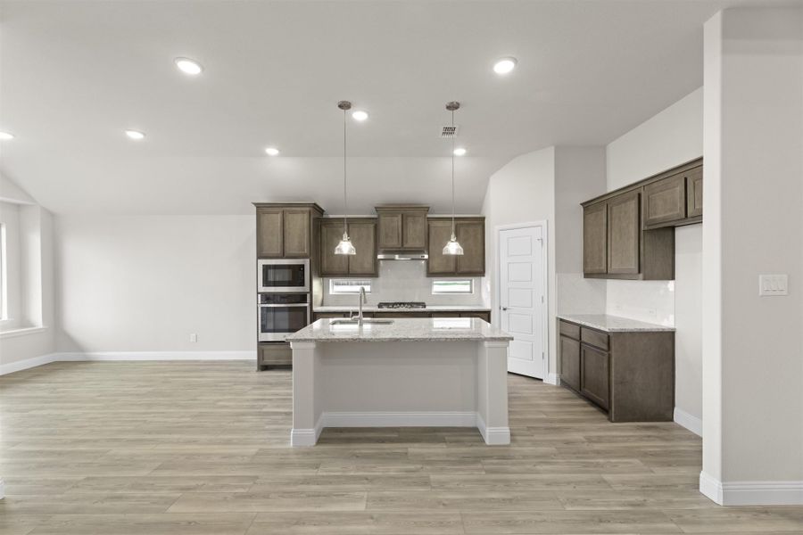 Furnished interior view inside a new home in Timberbrook, Justin (Image 4). Furnished interior view inside a new home in Timberbrook, Justin (Image 4).